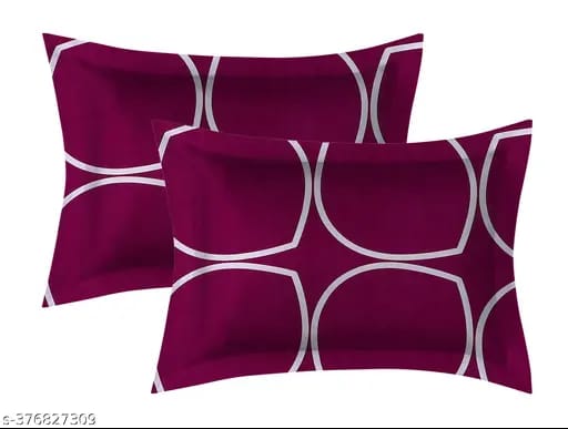 Premium Elastic Fitted Bedsheet with 2 Pillow Covers